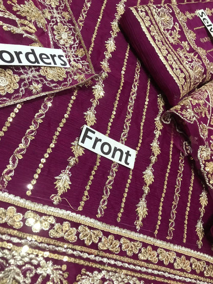 Kanwal Malik Chiffon Embroidered Collection