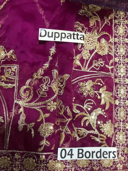 Kanwal Malik Chiffon Embroidered Collection