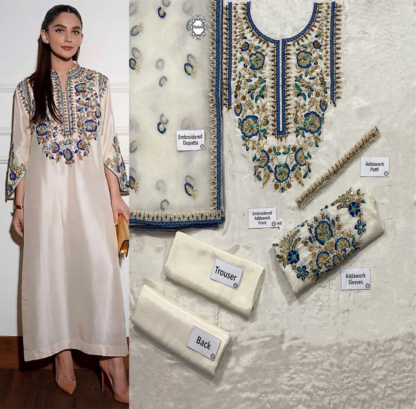 Alizay Saad Hand Embellished Formal Wedding Collection