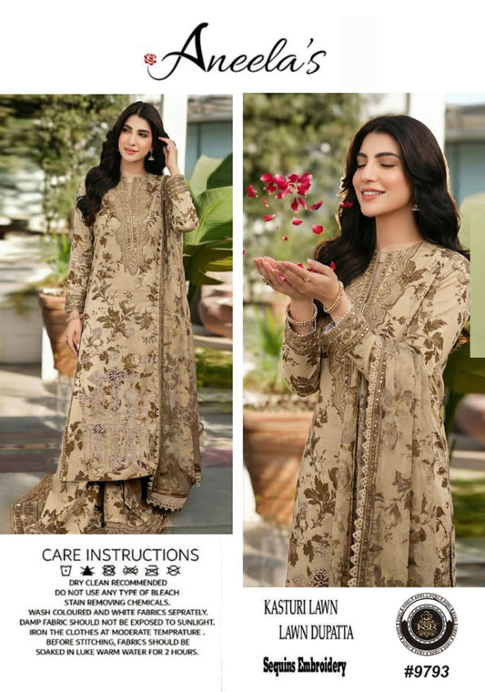 Kasturi Lawn With Lawn Dupatta