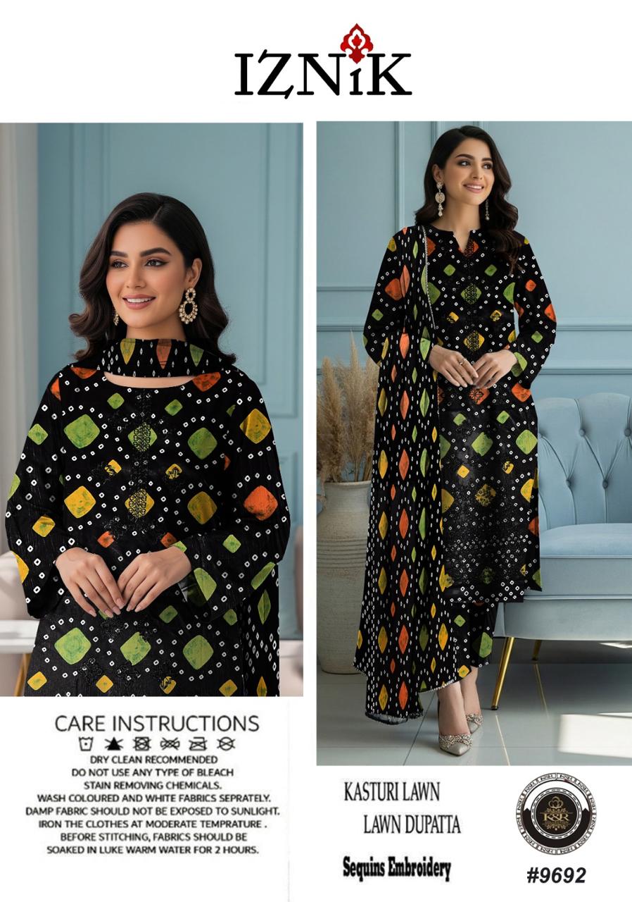 Kasturi Lawn With Lawn Dupatta