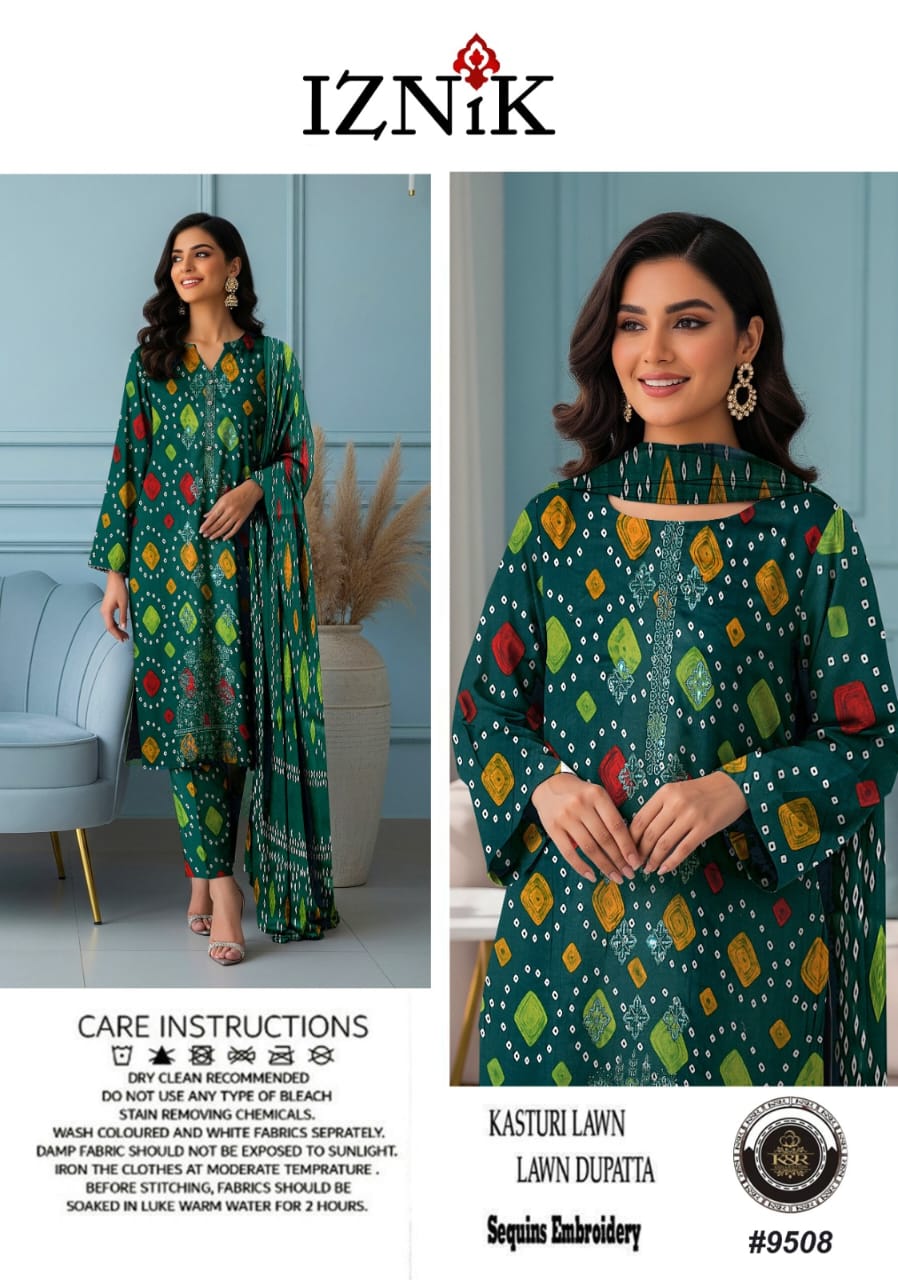 Kasturi Lawn With Lawn Dupatta