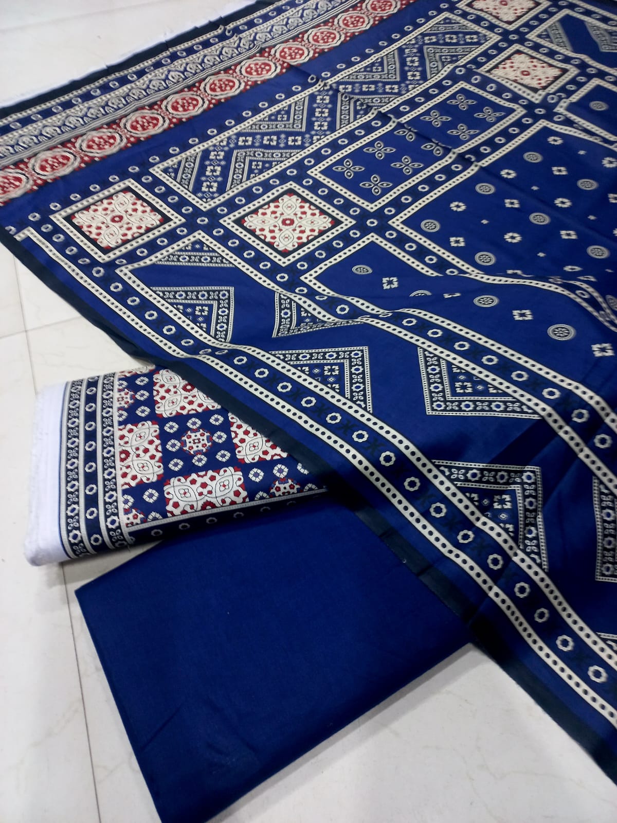 Mix Brand 3 Pcs Printed Cotton