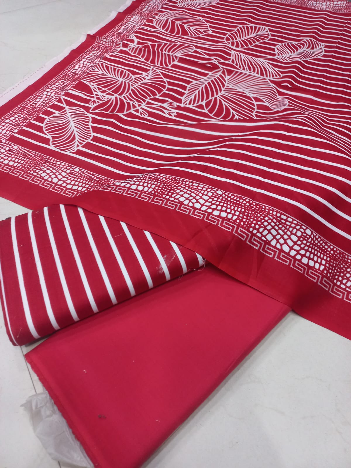 Mix Brand 3 Pcs Printed Cotton