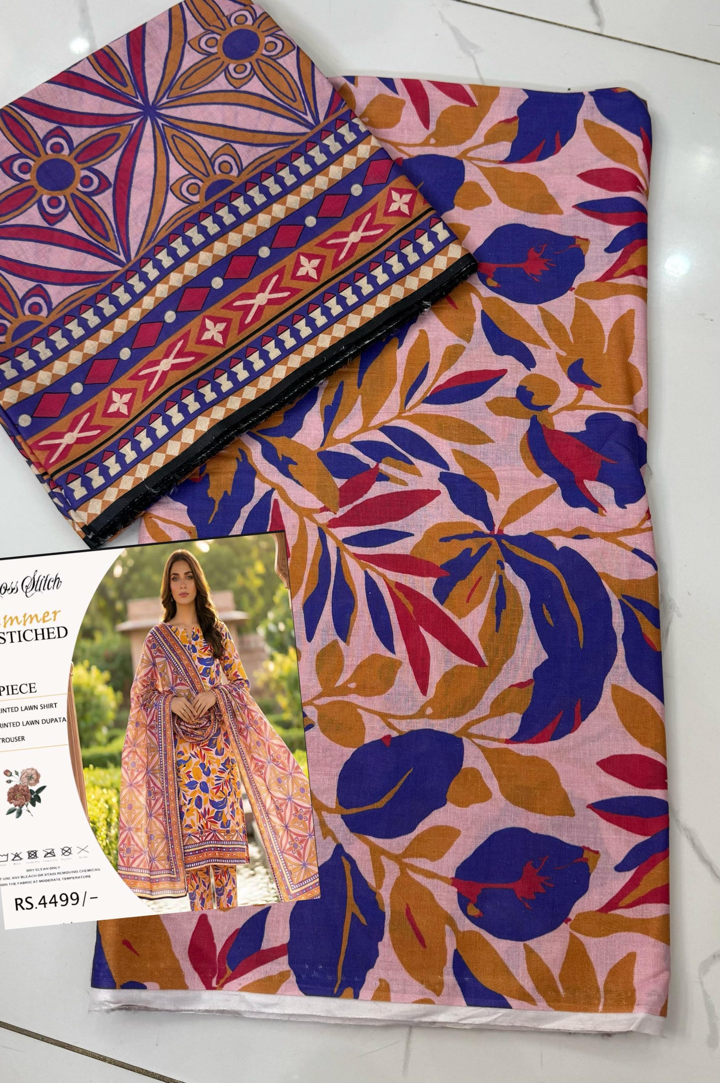CROSS STITCH SUMMER LAWN COLLECTION