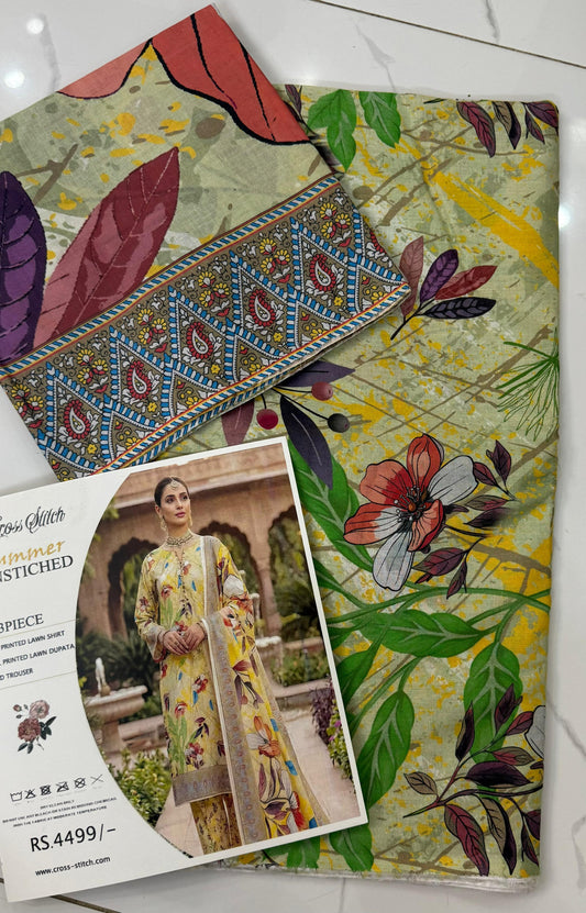 CROSS STITCH SUMMER LAWN COLLECTION