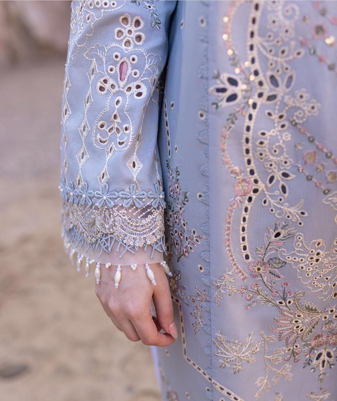 QALAMKAR SAHIL KINARE LAWN COLLECTION