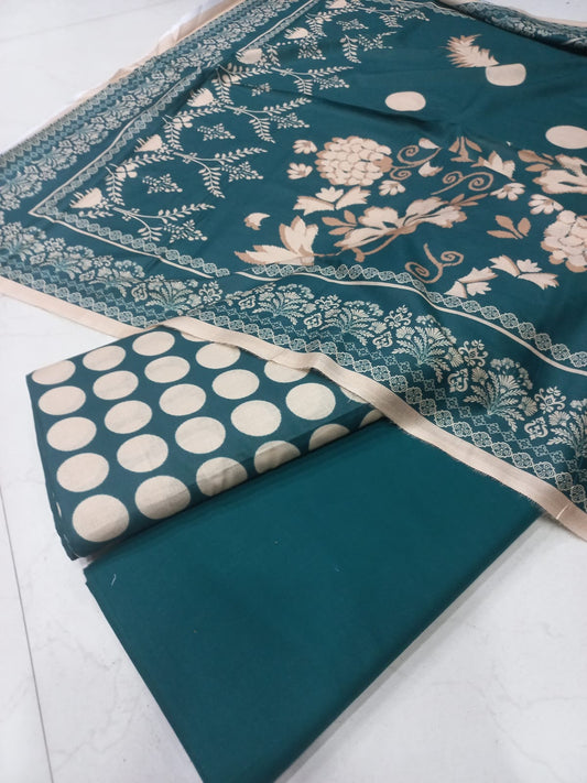 Mix Brand 3 Pcs Printed Cotton Lawn