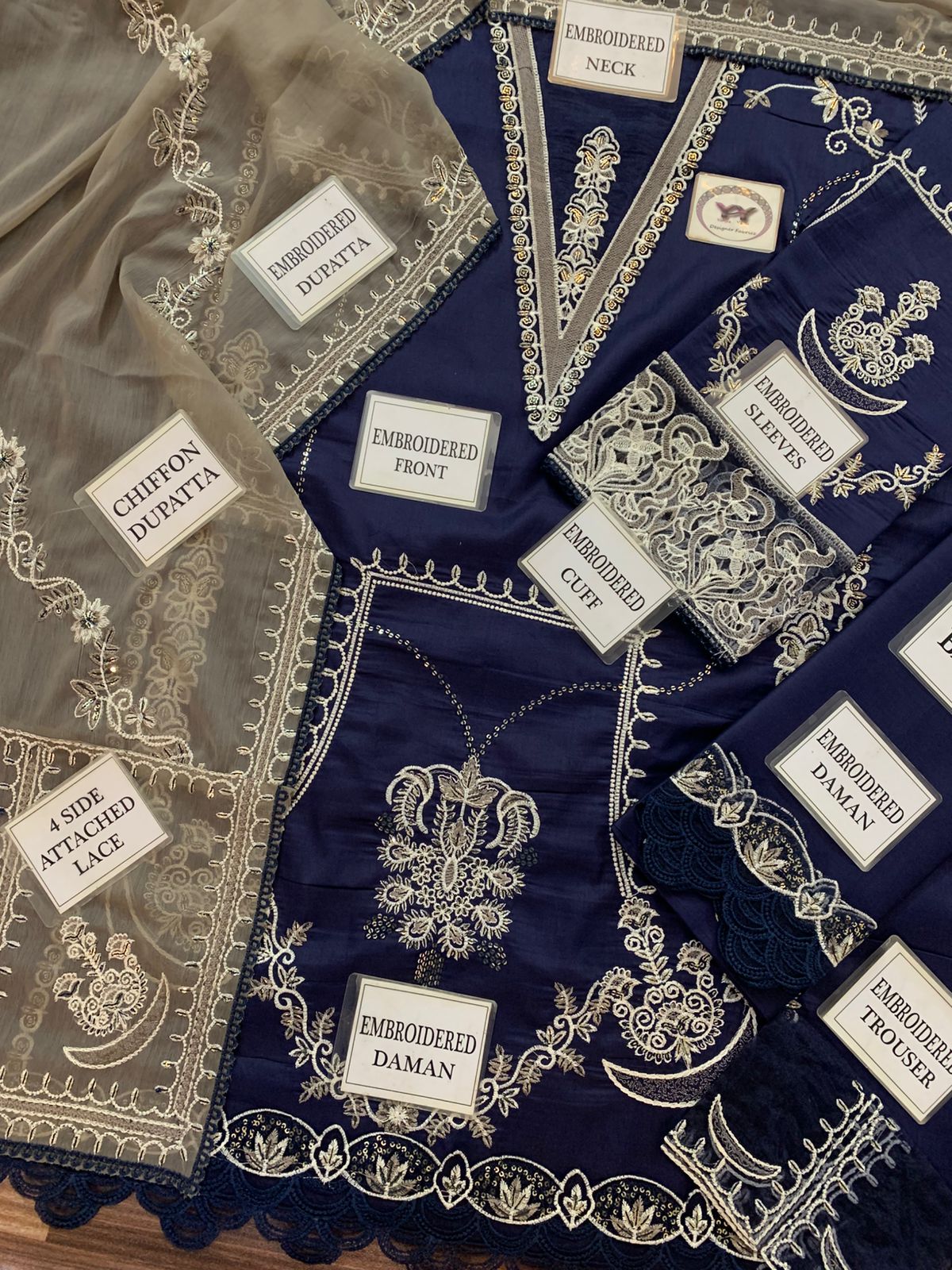 MARJAAN ANMOL Festive Embroidered Collection