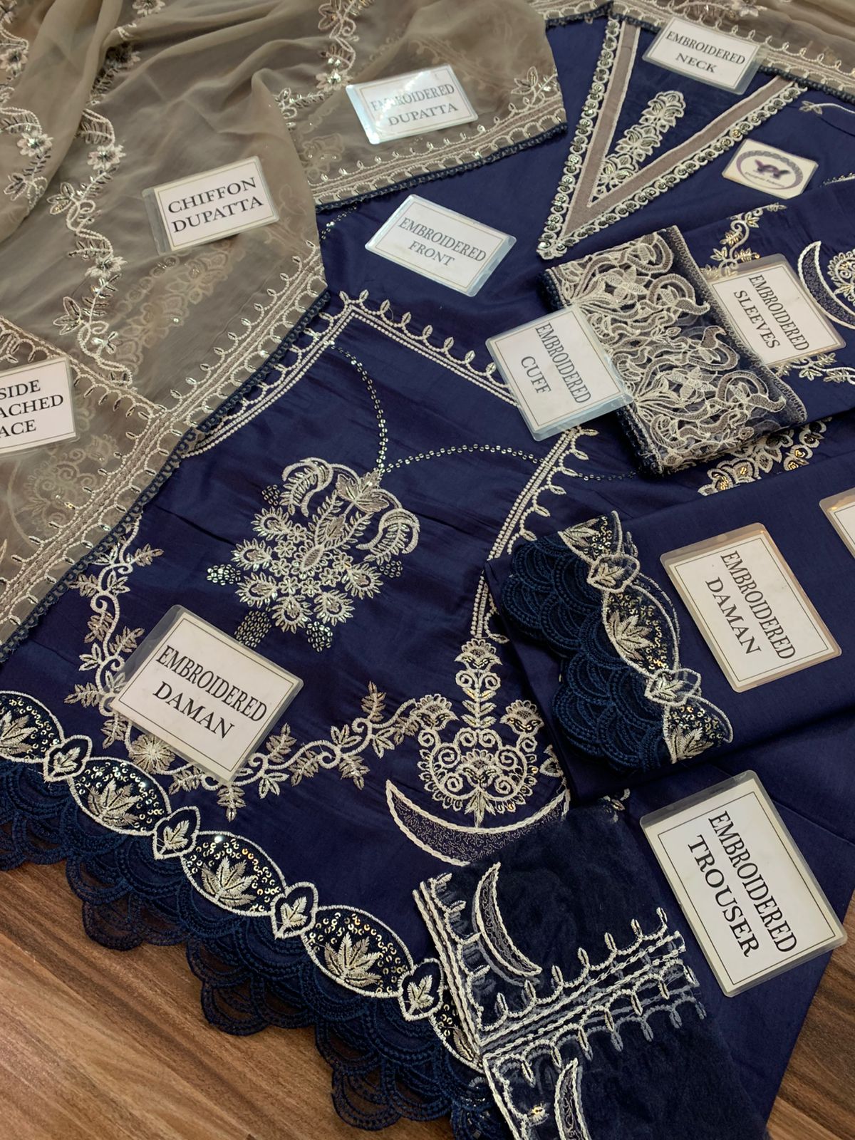 MARJAAN ANMOL Festive Embroidered Collection