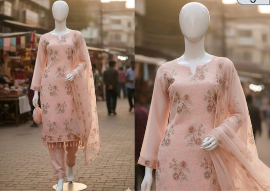 BAREEZA LAWN HAVY EMBROIDERY COLLECTION