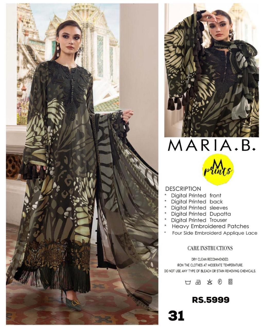 Mix Brand Lawn With Chiffon Dupatta