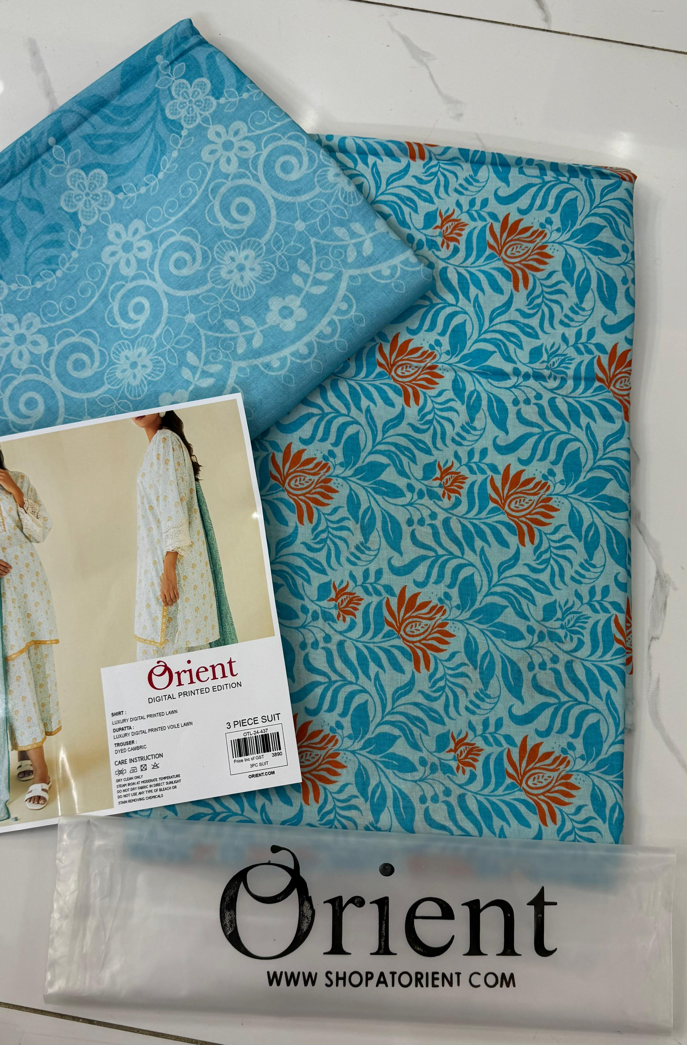 ORIENT SUMMER LAWN 3 PC COLLECTION