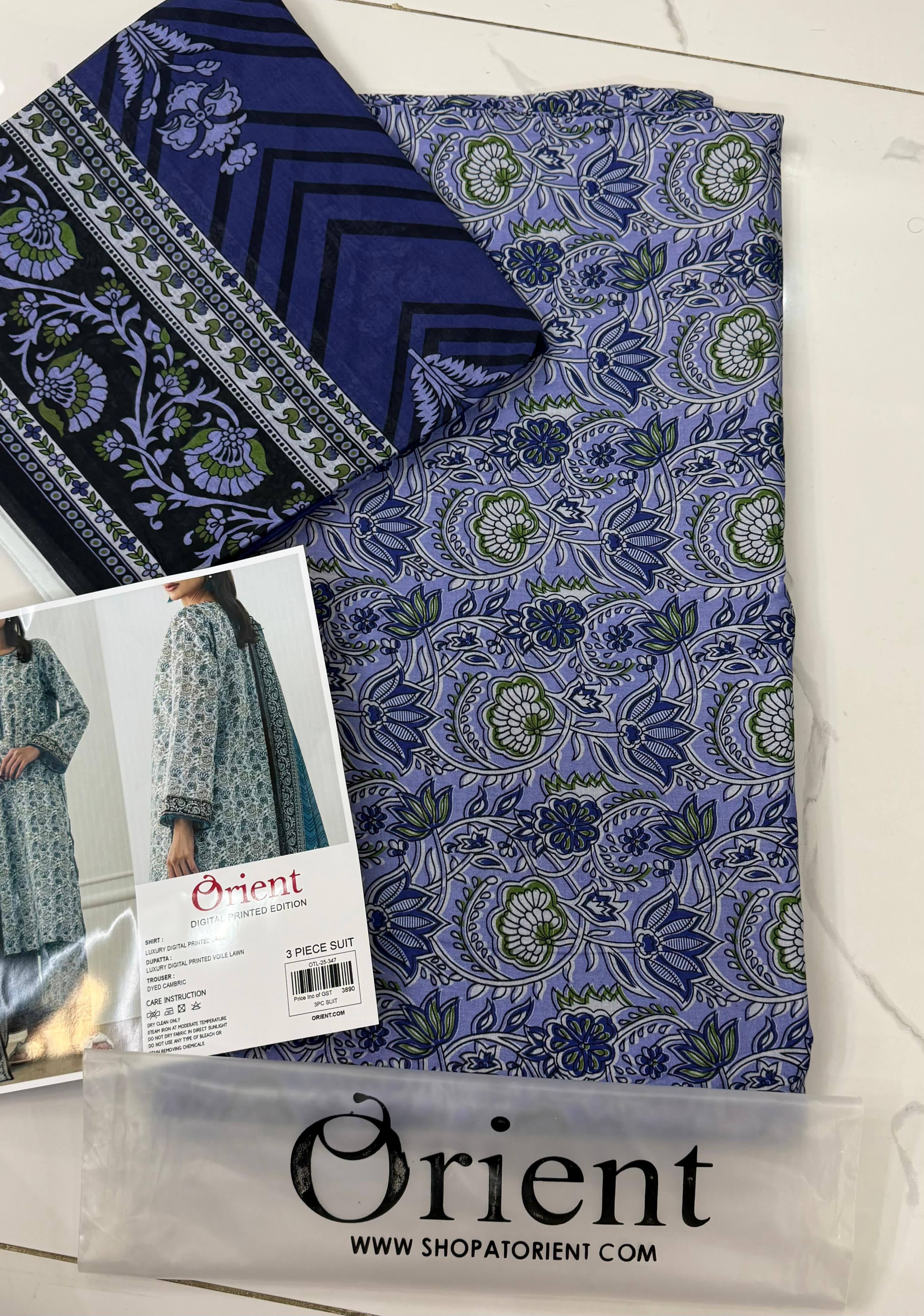 ORIENT SUMMER LAWN 3 PC COLLECTION