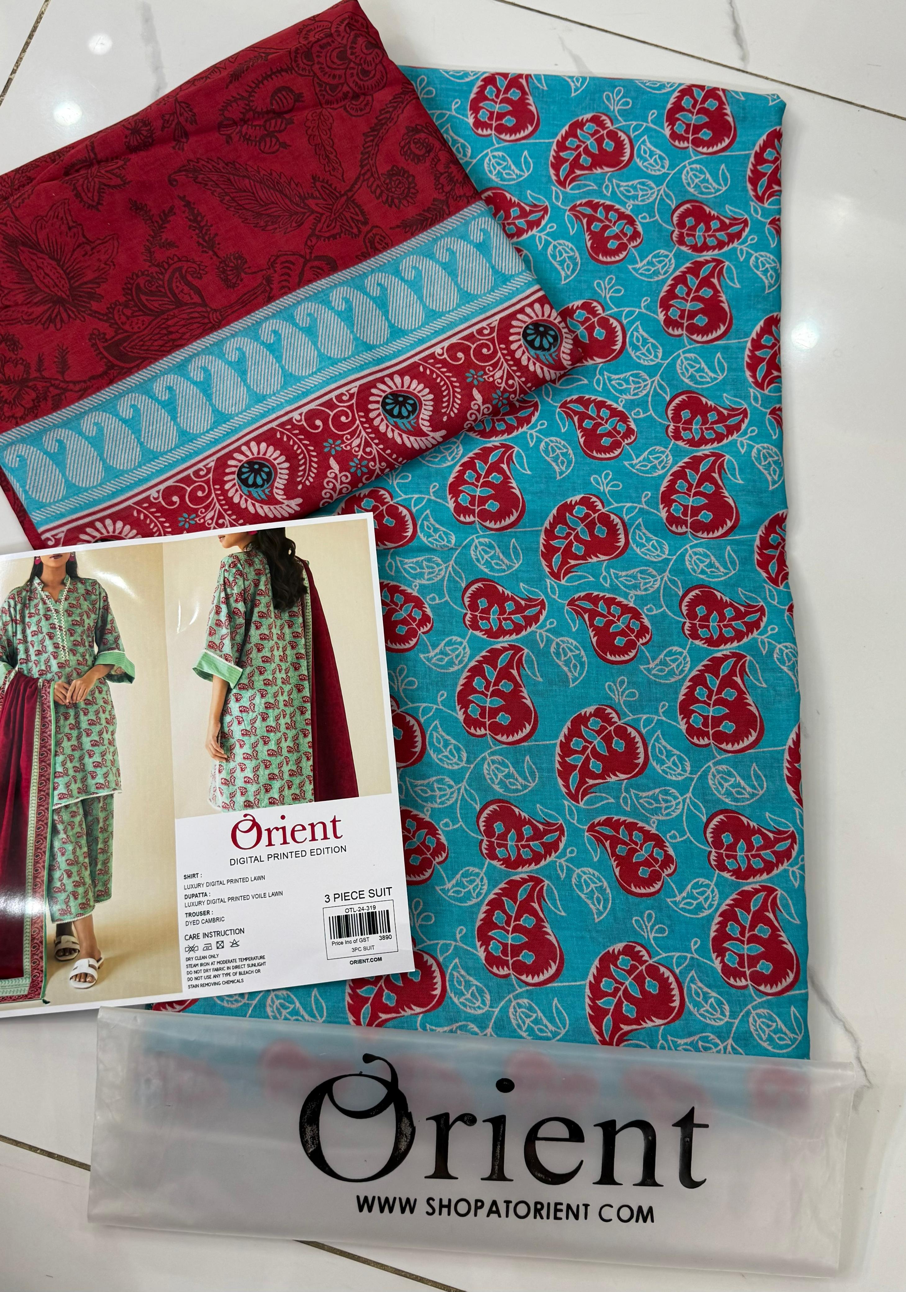 ORIENT SUMMER LAWN 3 PC COLLECTION
