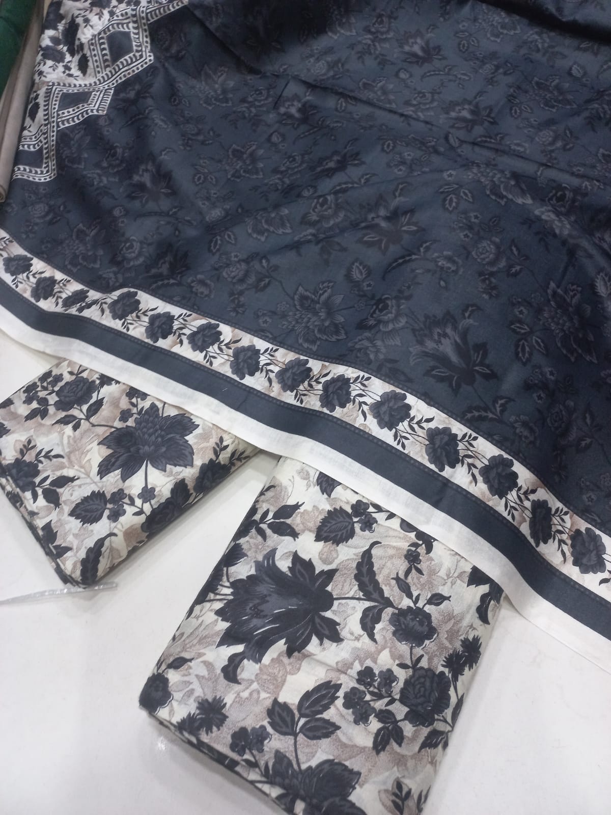 Mix Brand 3 Pcs Printed Cotton Lawn