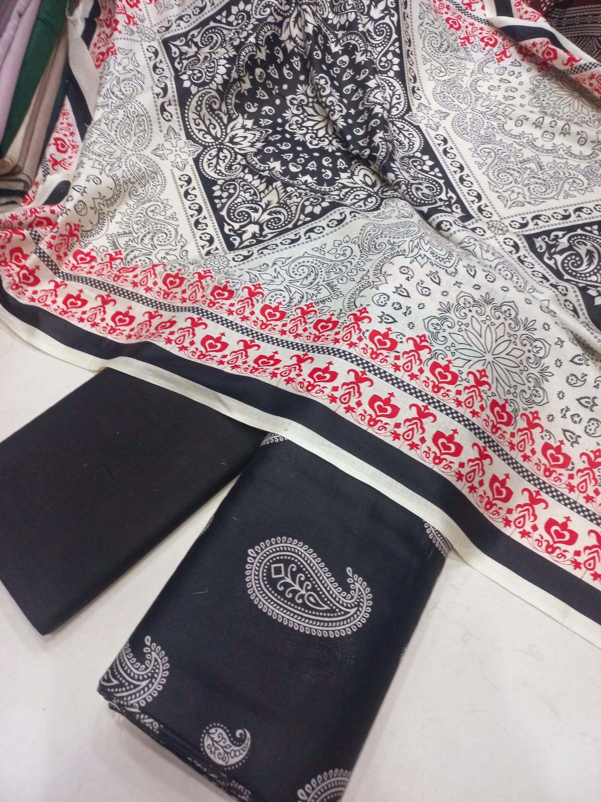 Mix Brand 3 Pcs Printed Cotton Lawn