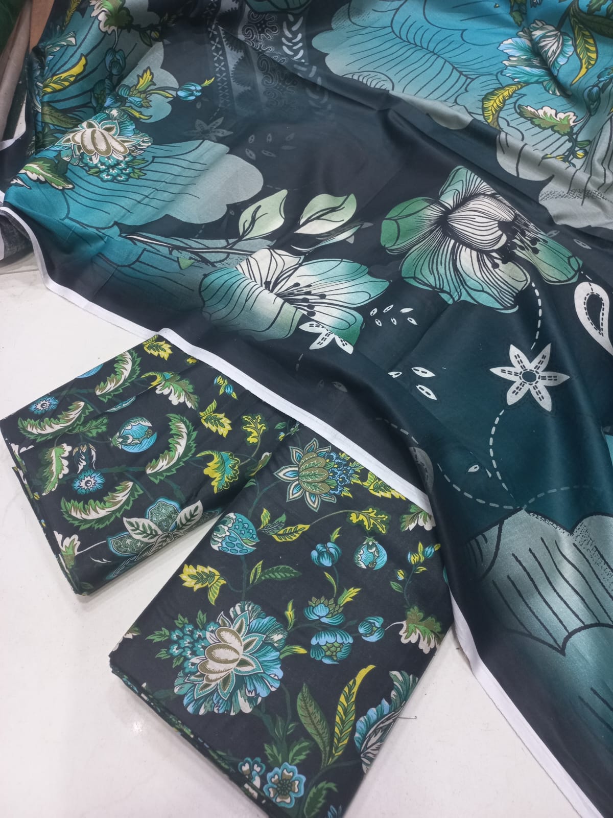 Mix Brand 3 Pcs Printed Cotton Lawn