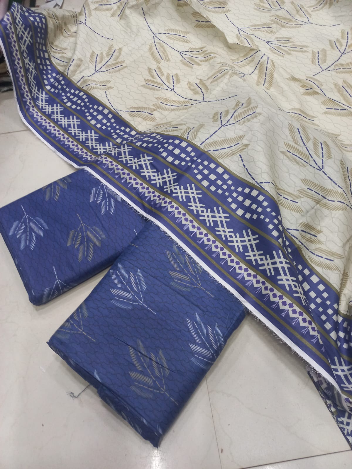 Mix Brand 3 Pcs Printed Cotton Lawn