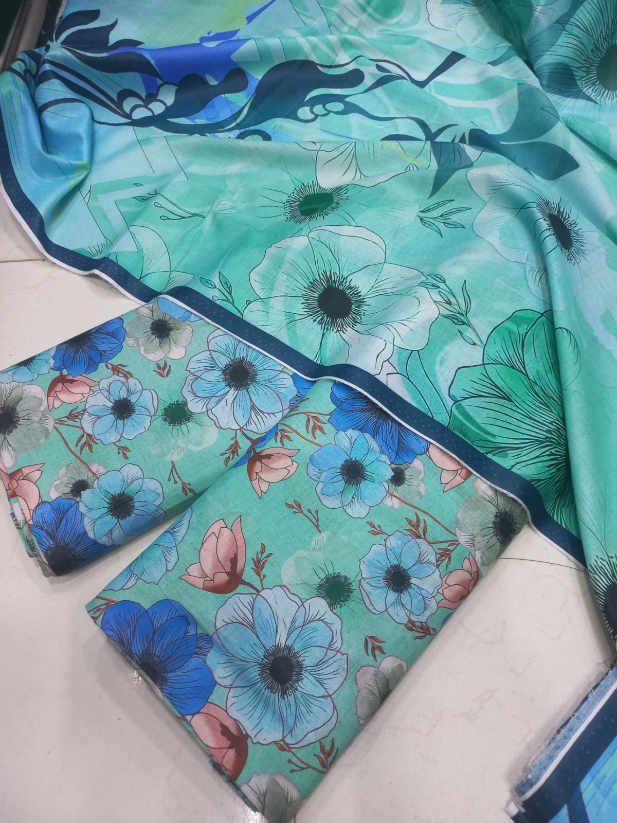 Mix Brand 3 Pcs Printed Cotton Lawn