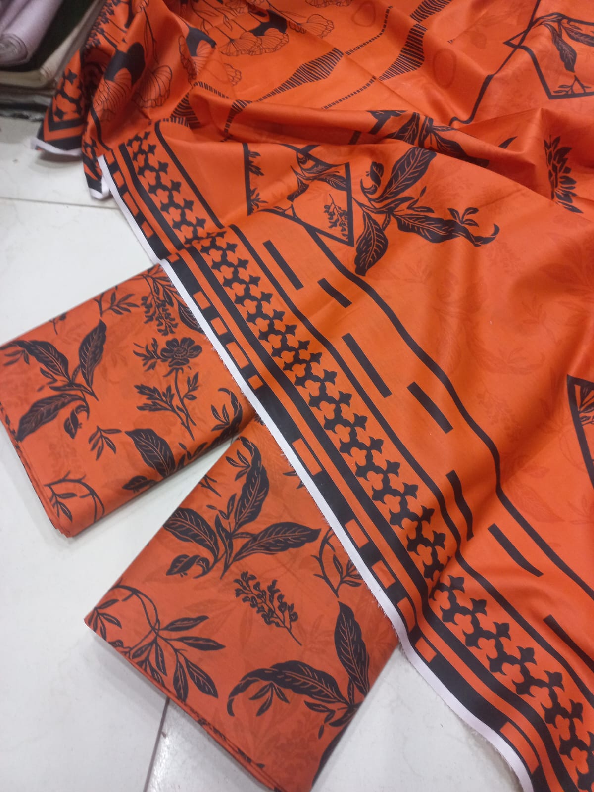 Mix Brand 3 Pcs Printed Cotton Lawn