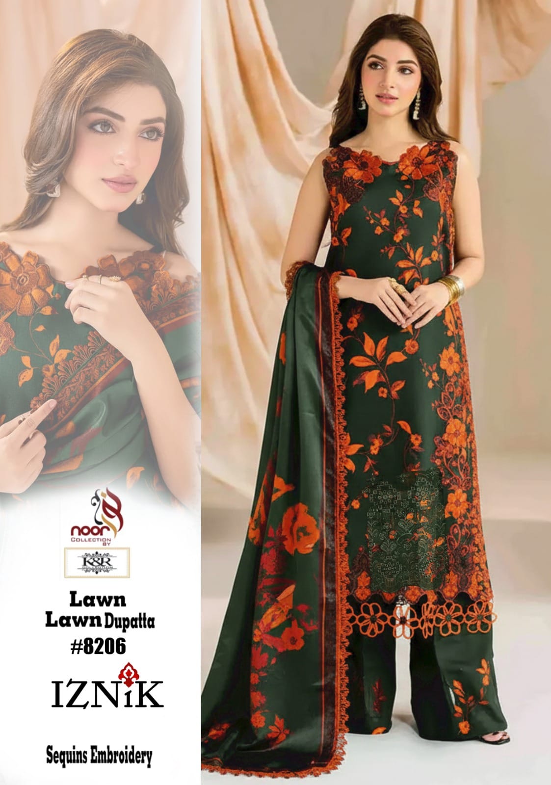 K&R Noor Collection Lawn Shirt