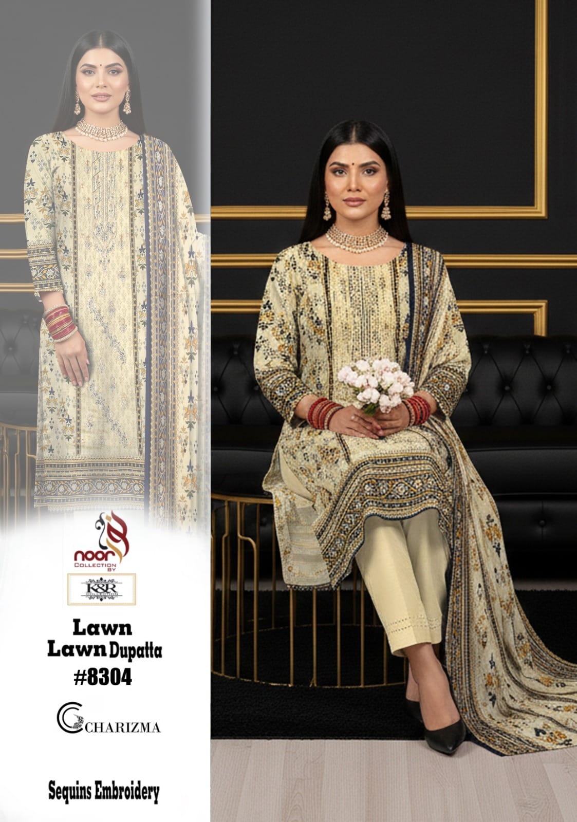 K&R Noor Collection Lawn Shirt