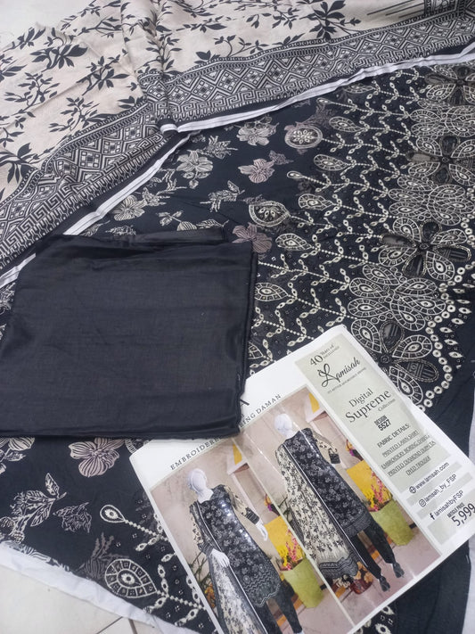 Bursa Chikan Kari Daman Embroidered
