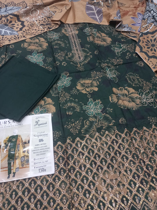 Bursa Chikan Kari Daman Embroidered