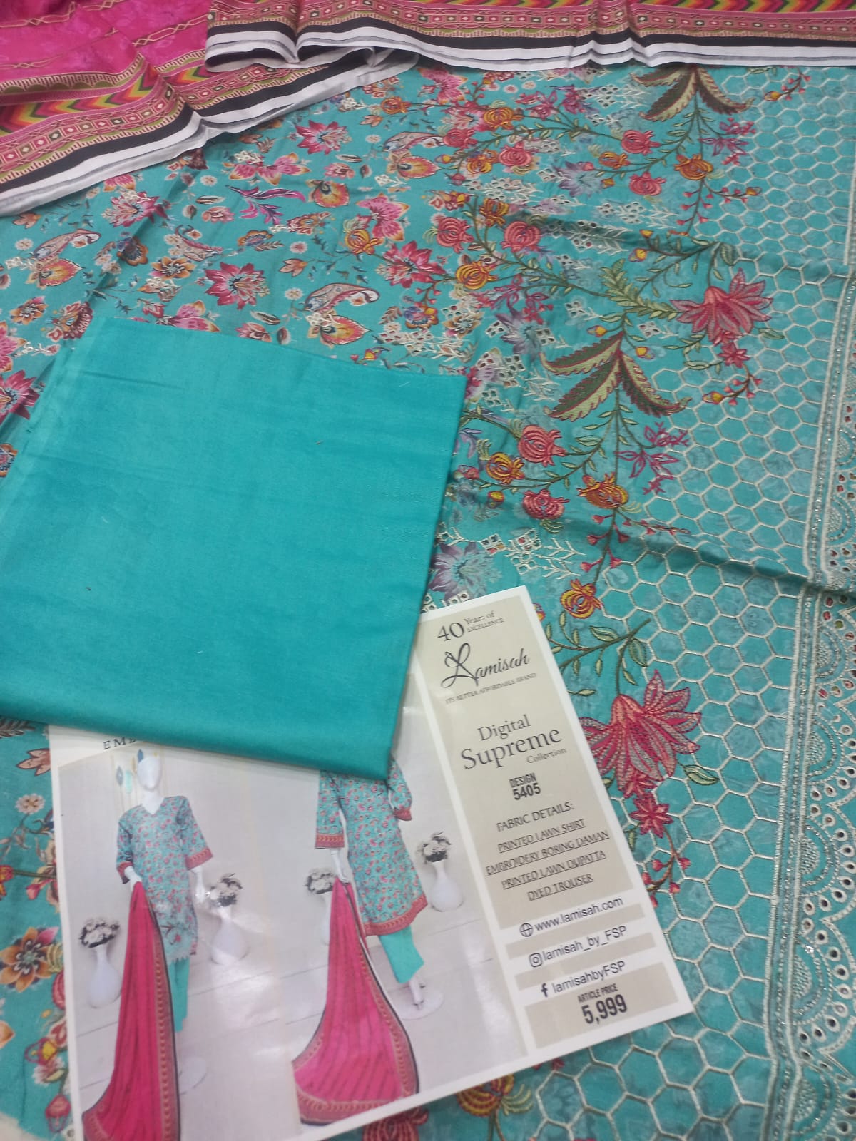 Bursa Chikan Kari Daman Embroidered
