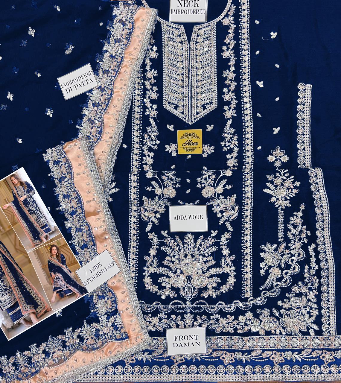 Aneela's Embroidered Chiffon Wedding Collection