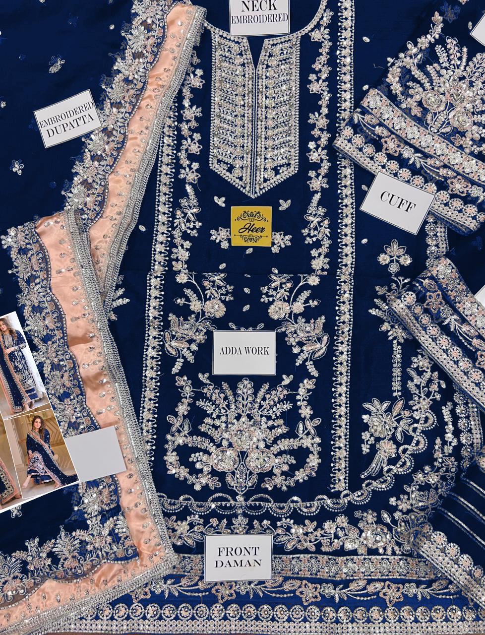 Aneela's Embroidered Chiffon Wedding Collection