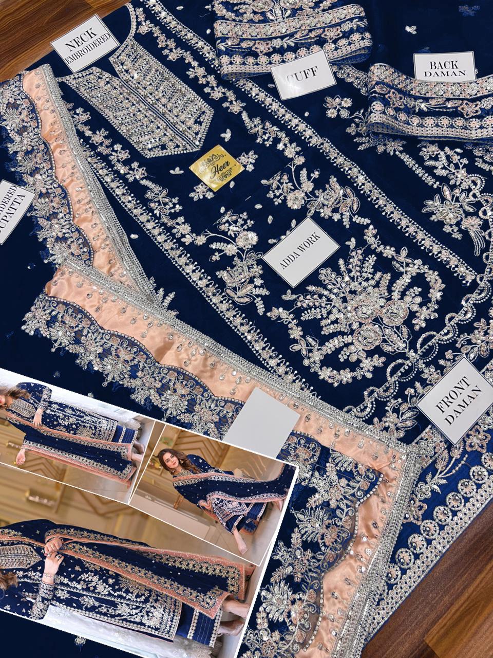 Aneela's Embroidered Chiffon Wedding Collection