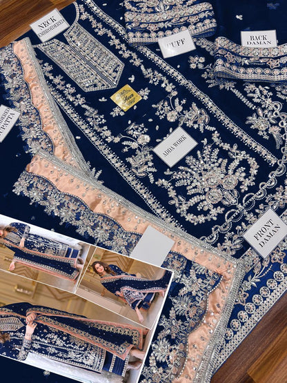 Aneela's Embroidered Chiffon Wedding Collection