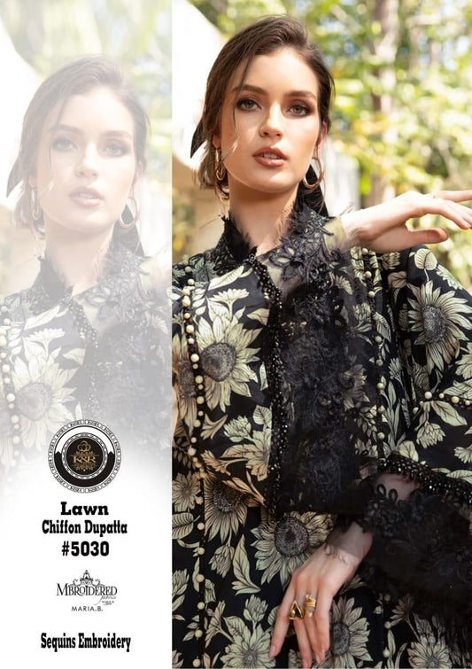 K&R Lawn Shirt with Sequence Embroidery