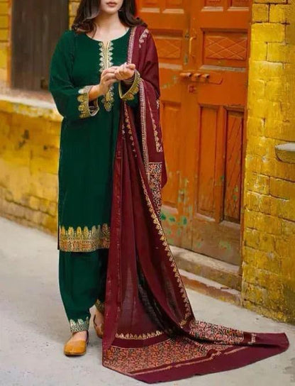 KHAADI LAWN DIAMOND DIGITAL ORGANZA