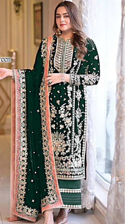 Aneela's Embroidered Chiffon Wedding Collection
