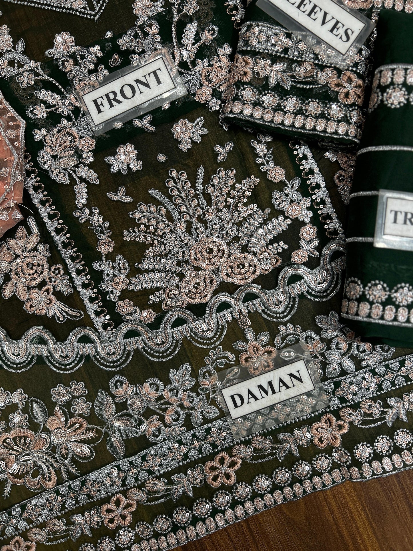 Aneela's Embroidered Chiffon Wedding Collection