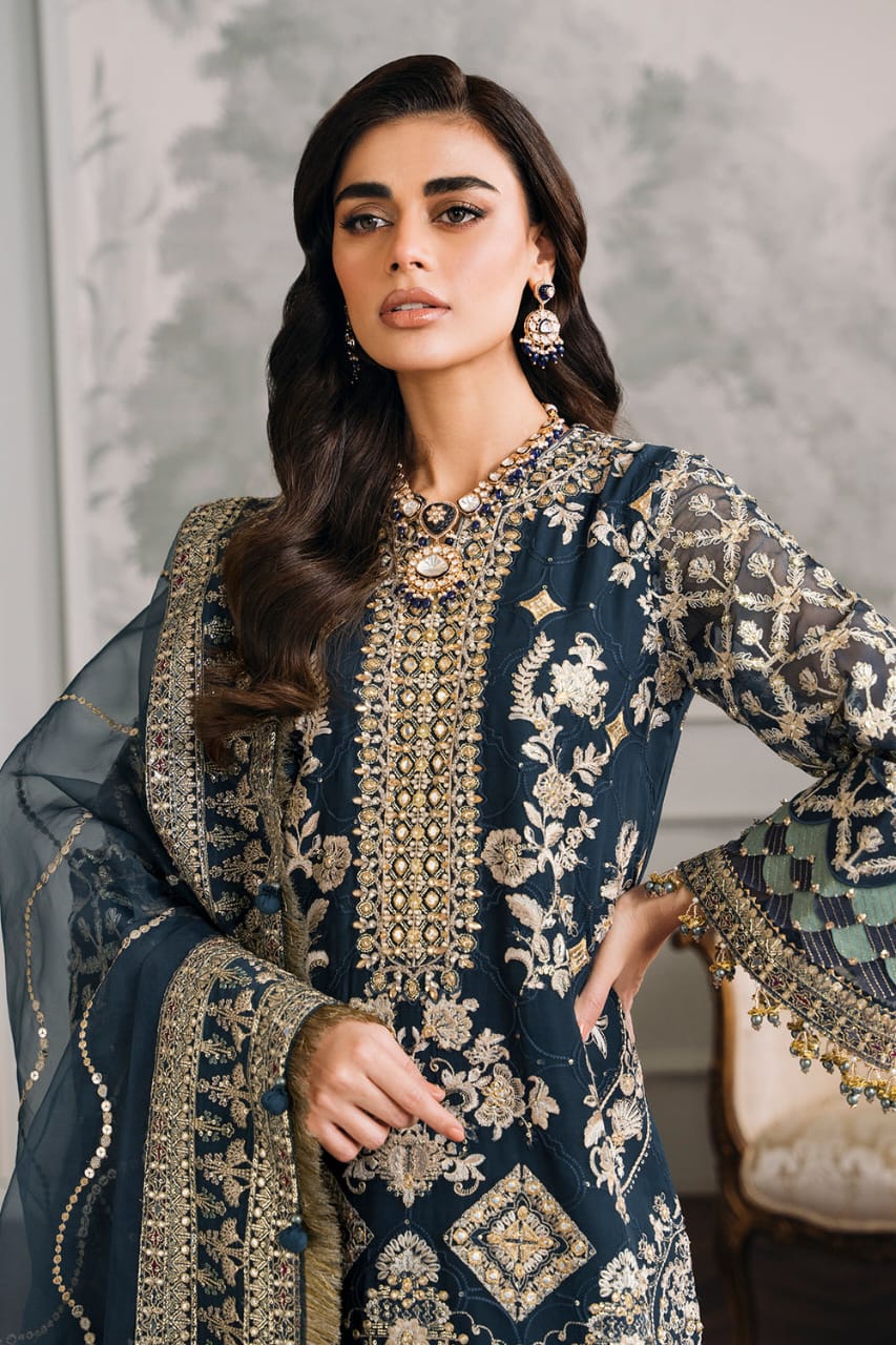 Baroque Embroidered Chiffon collection