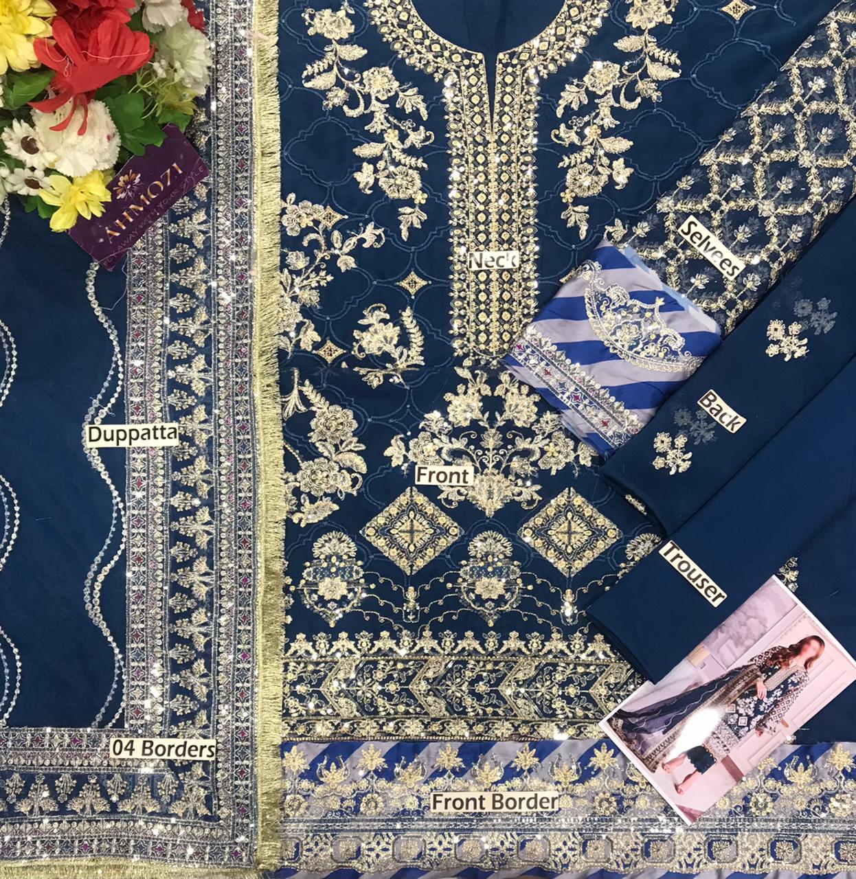 Baroque Embroidered Chiffon collection