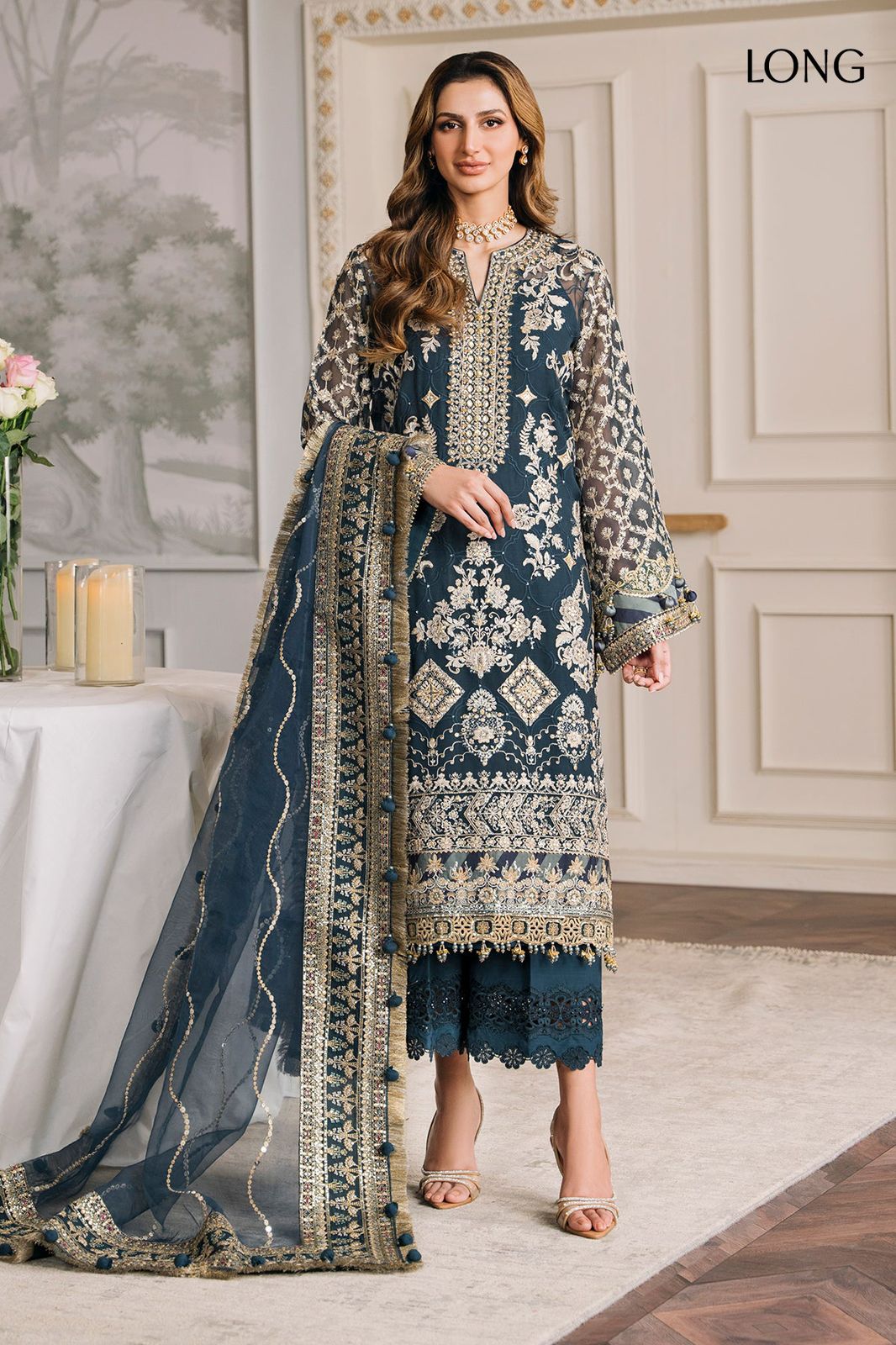 Baroque Embroidered Chiffon collection