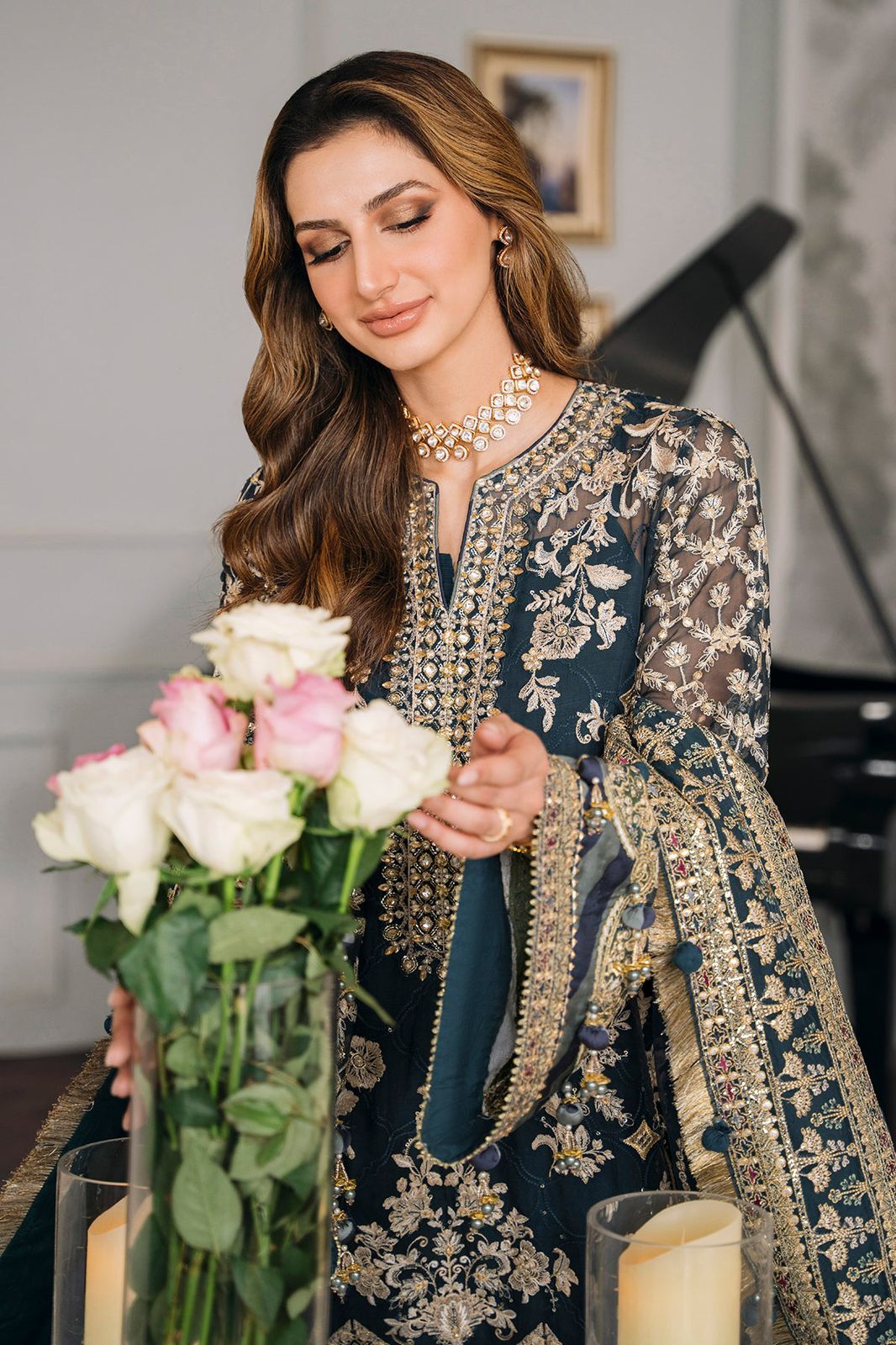 Baroque Embroidered Chiffon collection