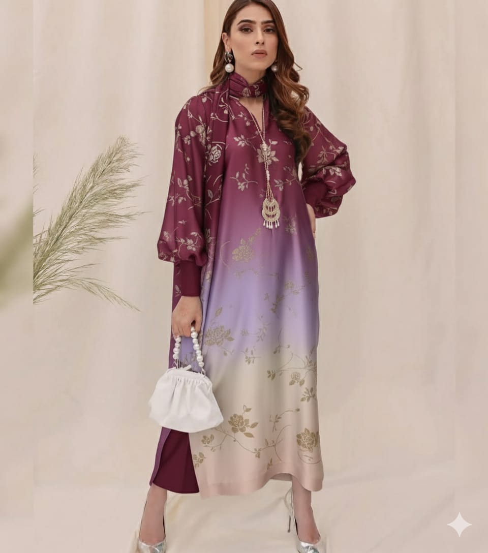 Tye & Dye Digital Printed Silk Co-Ords Prints