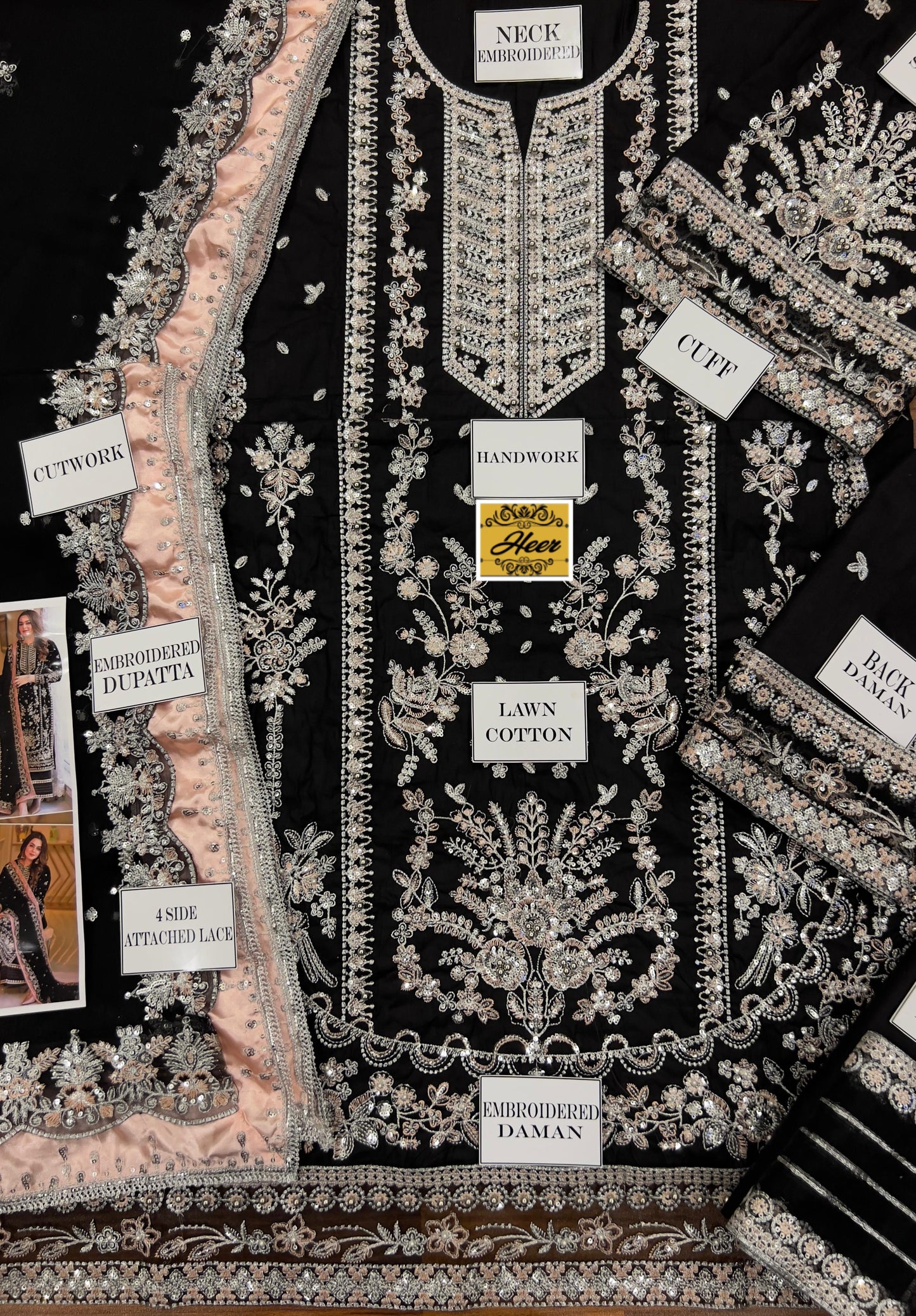 Aneela's Embroidered Cotton Wedding Collection