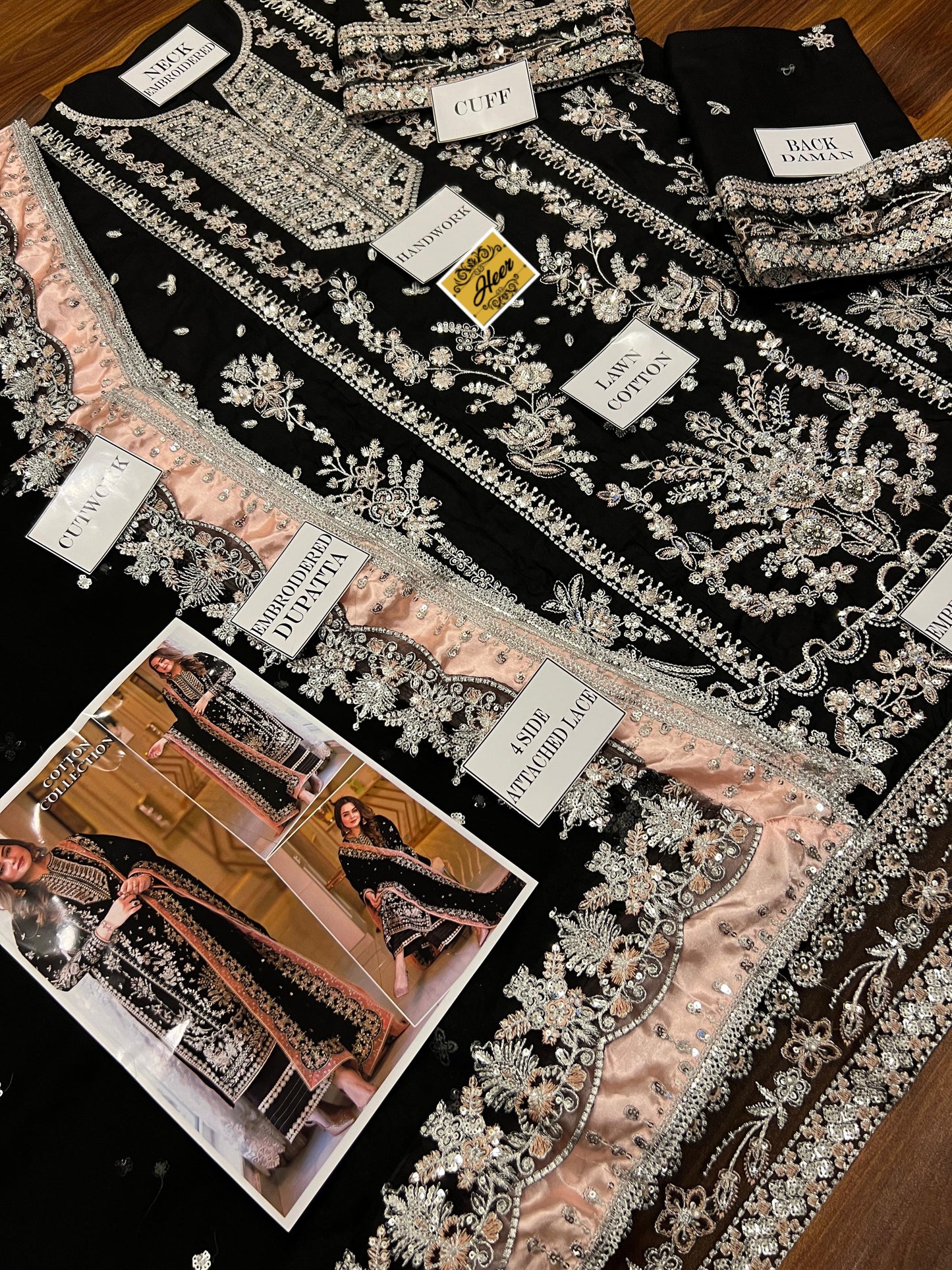 Aneela's Embroidered Cotton Wedding Collection