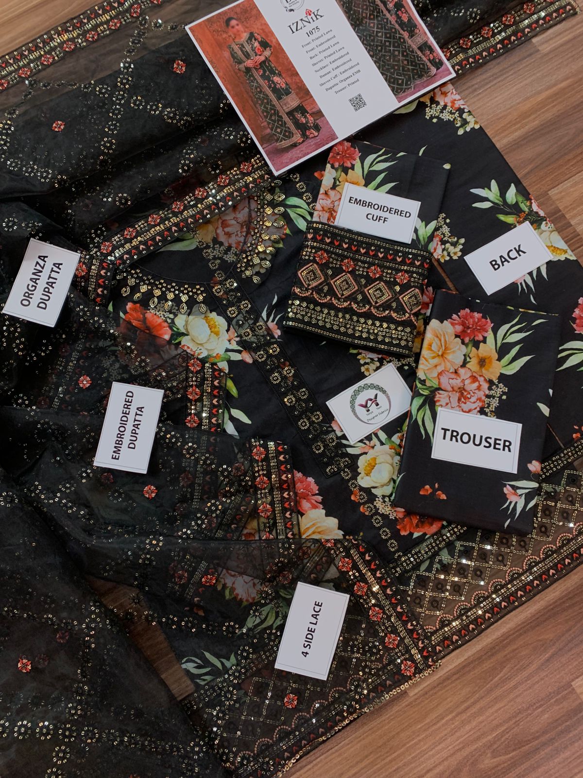 IZNIK PRINTED LAWN
