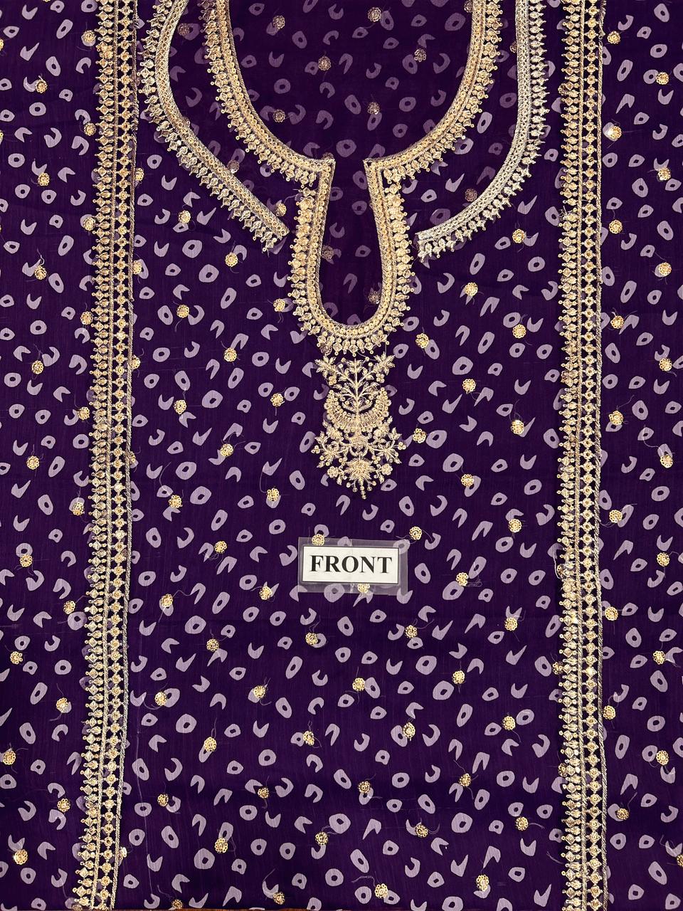 BAROOQUE EMBROIDERED CHIFFON