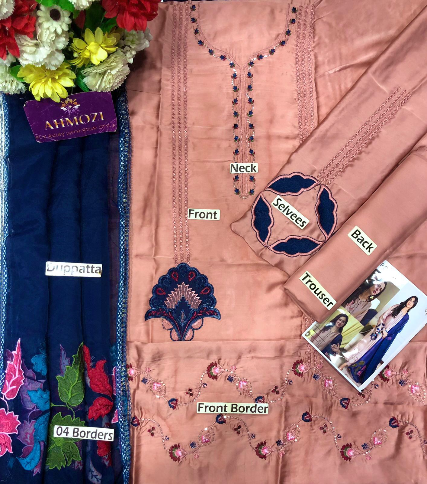 Fiza Naeem Silk Embroidered Collection