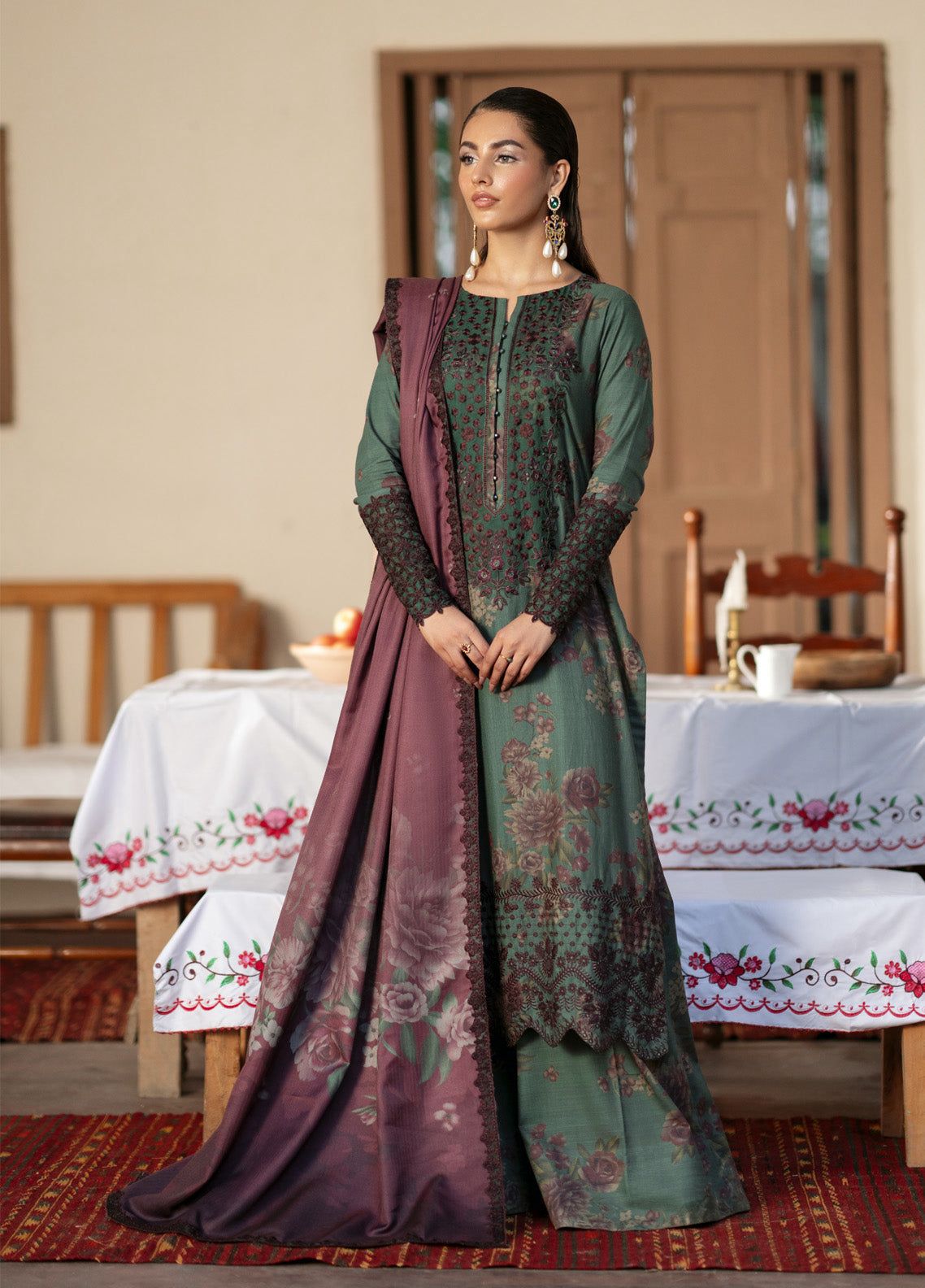 IZNIK DIGITAL PRINTED LAWN