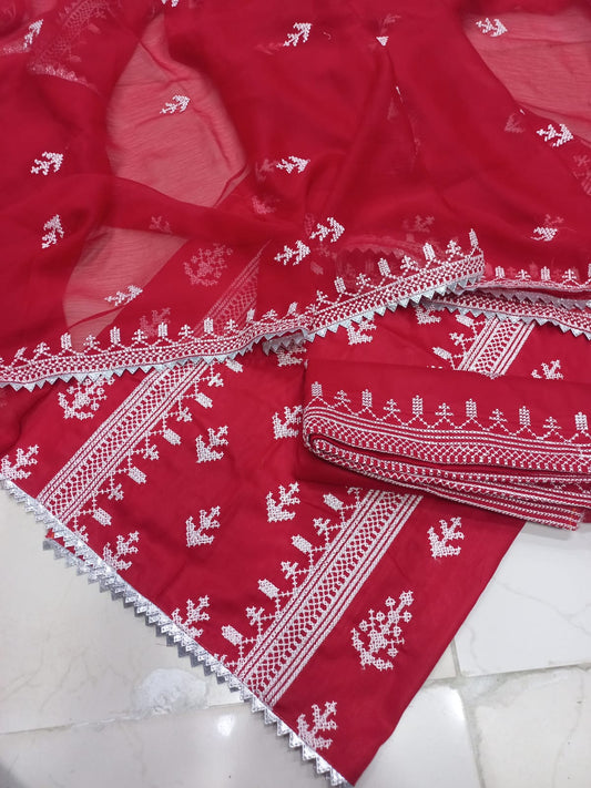 COTTON CROSS STITCH HEAVY THREAD EMBROIDERY 3 PCS SERIES